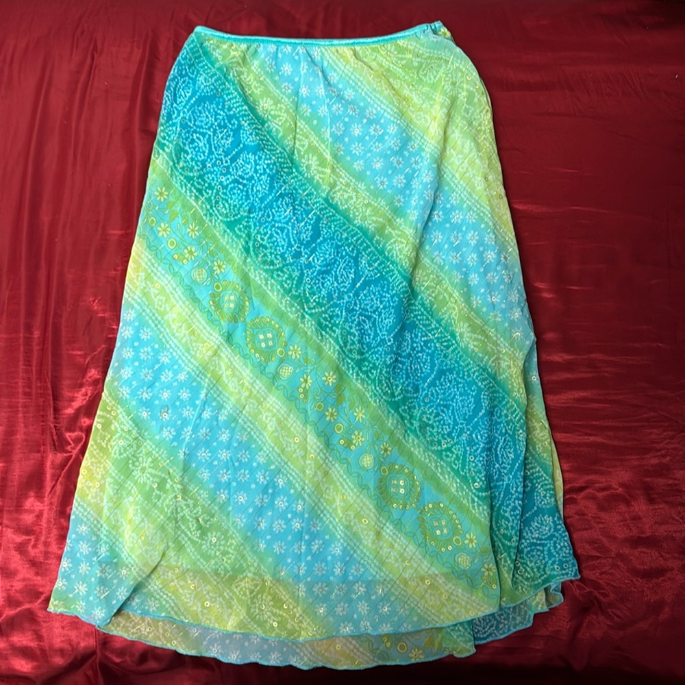 Knee length skirt